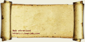 Isidora Tasković vizit kartica